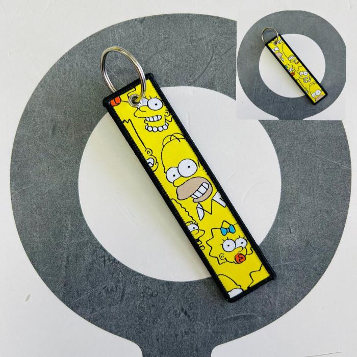 LLAVERO BORDADO - LOS SIMPSON
