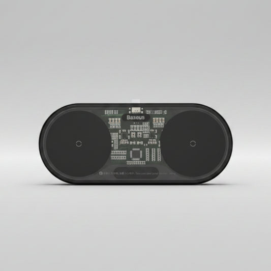 BASE DE CARGA - DIGITAL LED DISPLAY 2 IN 1 WIRELESS CHARGER