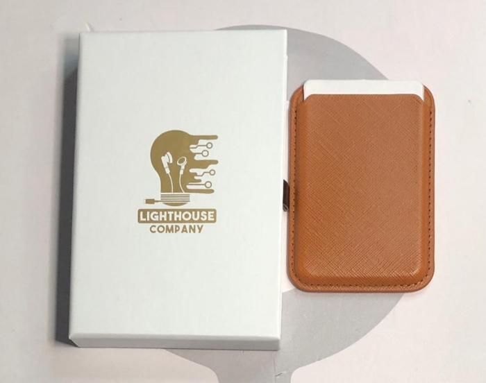 MAGSAFE WALLET LEATHER - BROWN