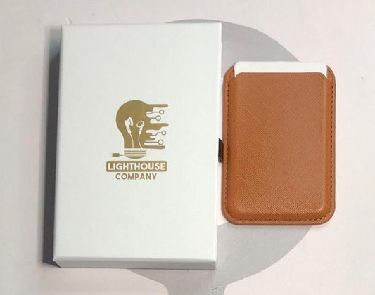 MAGSAFE WALLET LEATHER - BROWN
