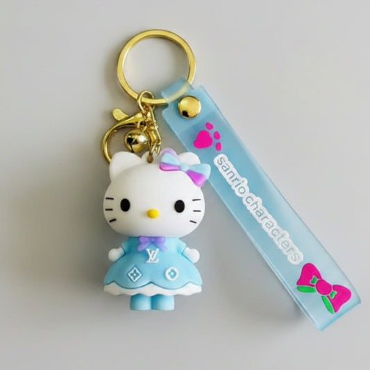 LLAVERO - HELLO KITTY BABY BLUE DRESS