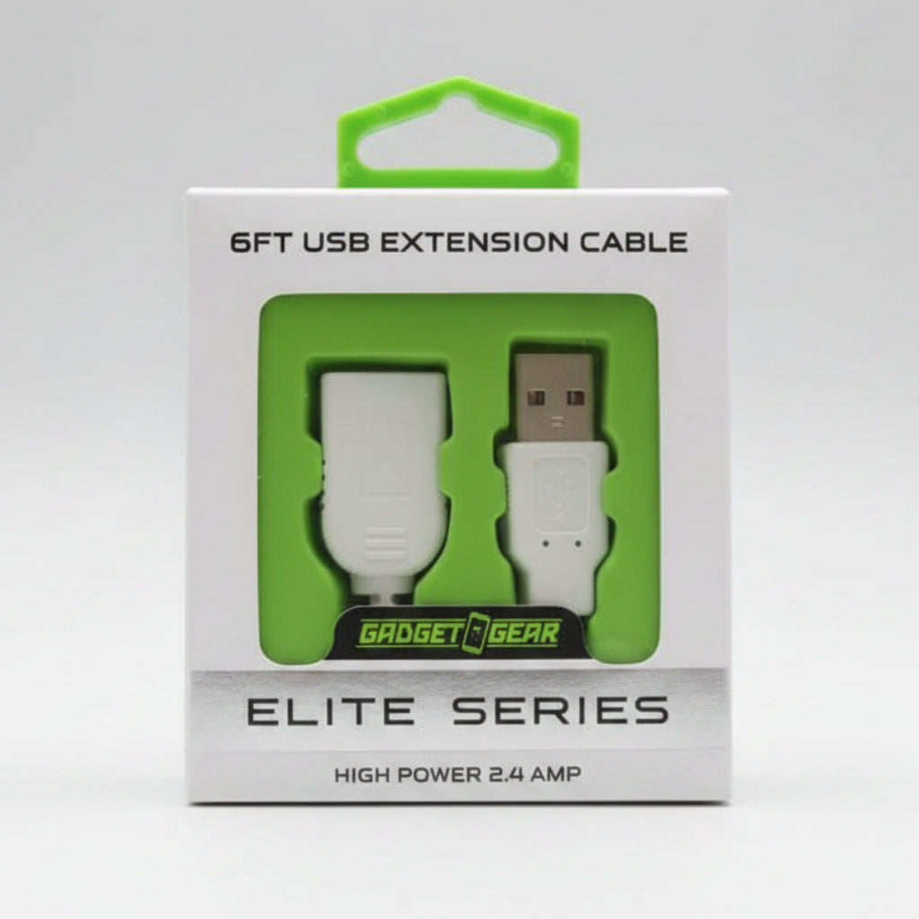 USB EXTENSION CABLE - BLANCO