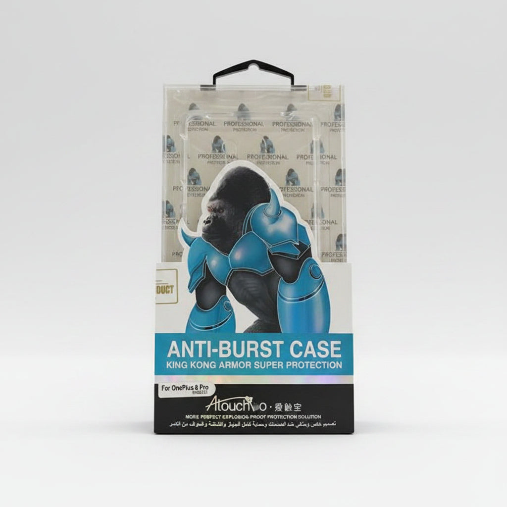 ONE PLUS 8 PRO - ANTIBURST CASE TRANSPARENTE
