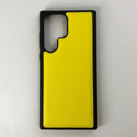 SAMSUNG GALAXY S23 ULTRA - COBERTOR DE CUERO AMARILLO
