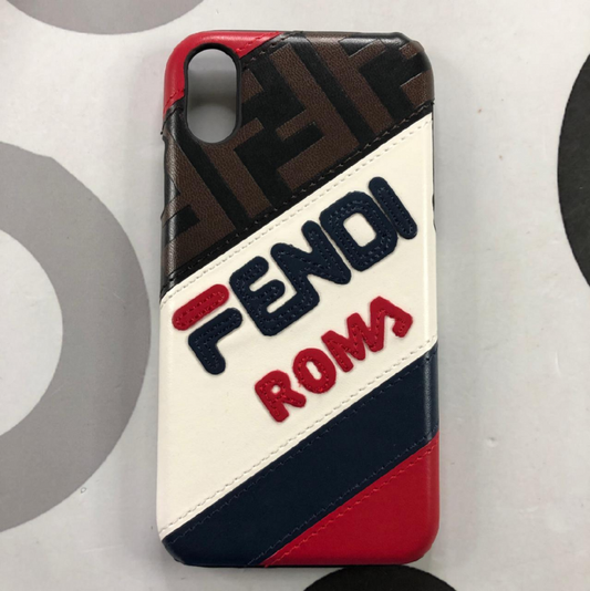 IPHONE XR - RED FENDI ROMA CASE