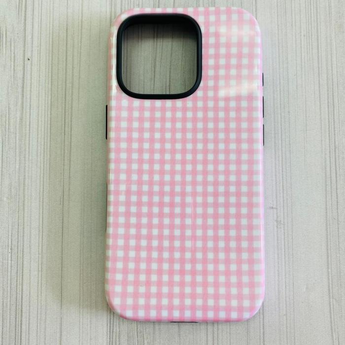 IPHONE 16 PRO - VICHY ROSA/BLANCO