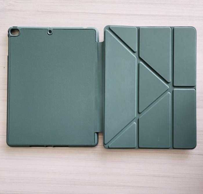 IPAD 9.7 AIR1/AIR2/PRO/2017-2018 - COBERTOR TIPO AGENDA VERDE