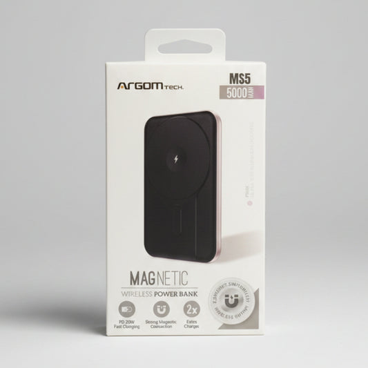 POWER BANK PINK 5000 mAh - ARGOM TECH