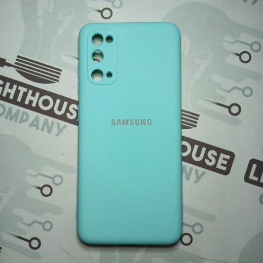 SAMSUNG GALAXY S20 - FULL SILICON CASE AQUA