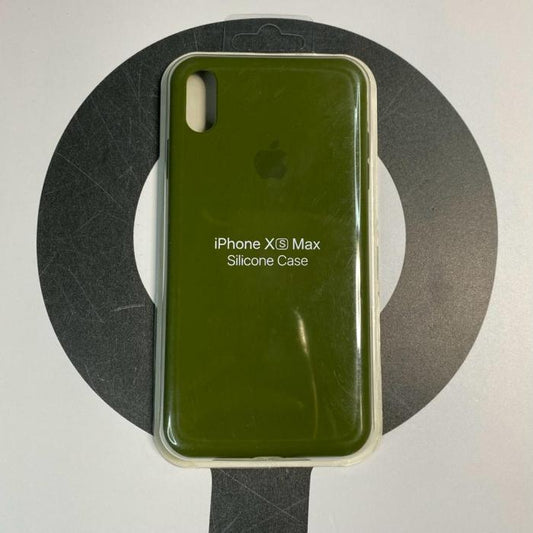 IPHONE XS MAX - SILICON CASE VERDE MILITAR