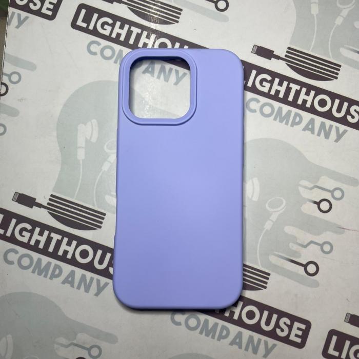 IPHONE 16 PRO - SILICON CASE MORADO OPACO
