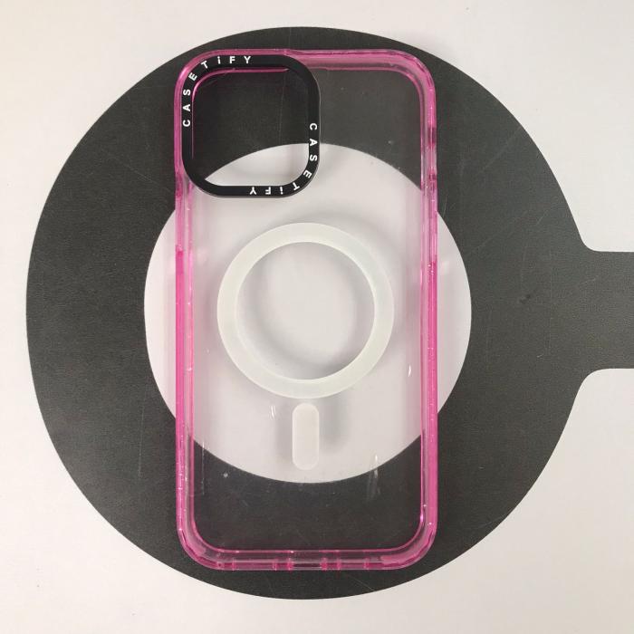 IPHONE 13 PRO - COBERTOR CASETIFY MAGSAFE ROSADO