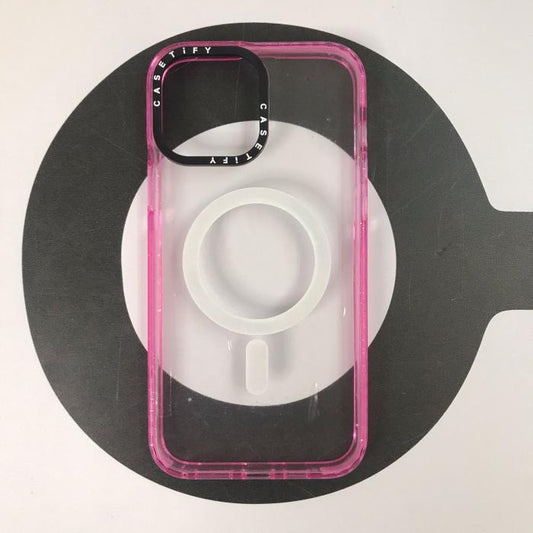 IPHONE 13 PRO - COBERTOR CASETIFY MAGSAFE ROSADO