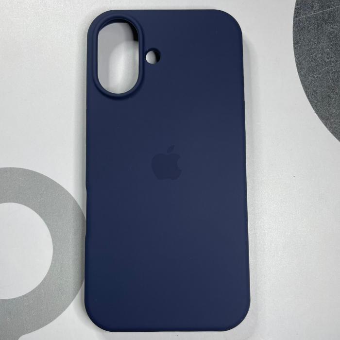 IPHONE 16 - SILICON CASE AZUL OSCURO
