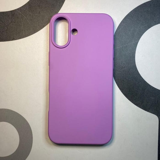 IPHONE 16 PLUS - SILICON CASE MORADO