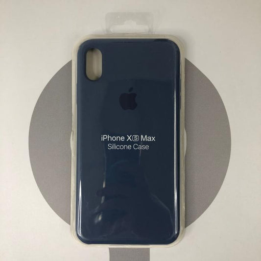 IPHONE XS MAX - SILICON CASE AZUL OSCURO