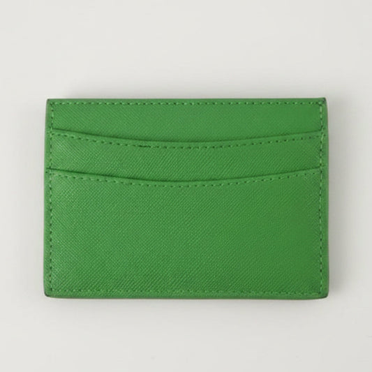 TARJETERO DE CUERO - VERDE OPACO