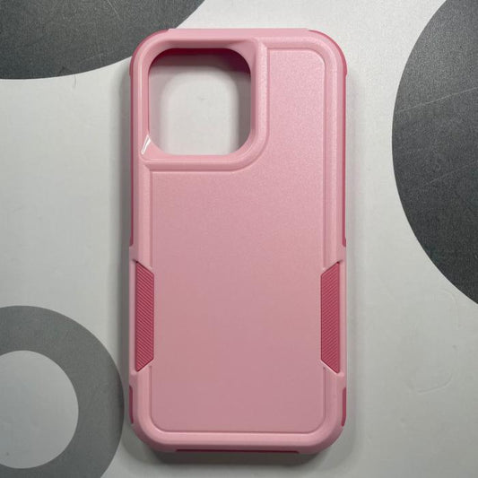 IPHONE 13 PRO - COBERTOR TIPO OTTER ROSADO