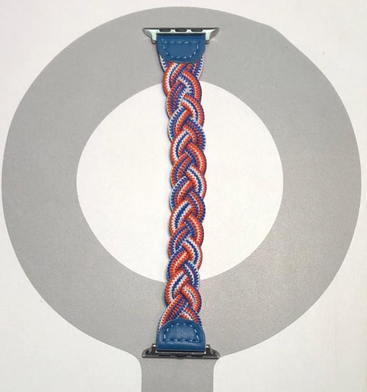 BANDA TRENZADA 42/44/45 - AZUL/NARANJA