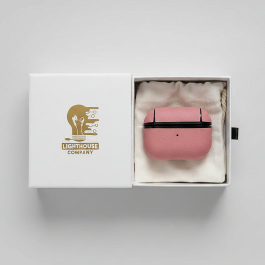 AIRPODS PRO 2 - COBERTOR DE CUERO PINK