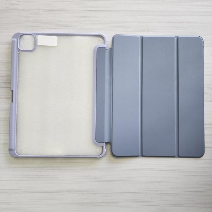 IPAD PRO 11/ AIR 4/5 TH 10.9 - COBERTOR TIPO AGENDA MORADO LILA / AZUL GRISÁCEO