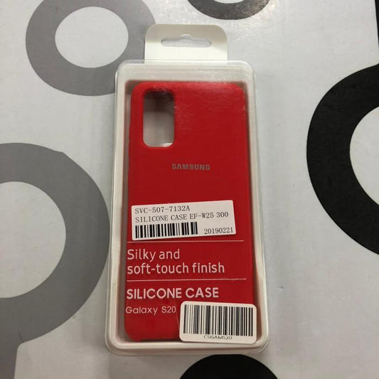 SAMSUNG GALAXY S20 - SILICON CASE ROJO