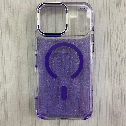 IPHONE 17 PRO MAX - GLITTER CASE MAGSAFE MORADO