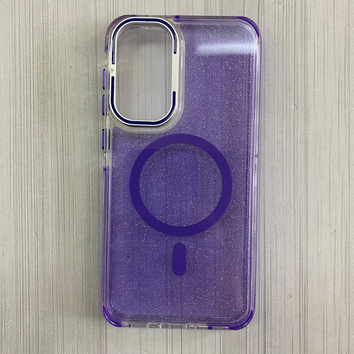 SAMSUNG GALAXY A17 - GLITTER CASE MAGSAFE MORADO
