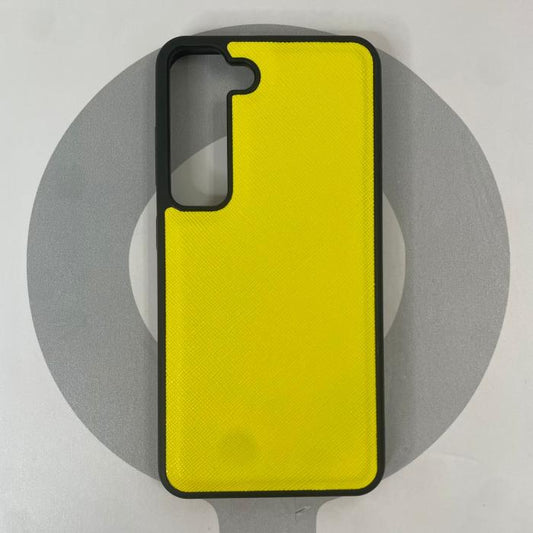 SAMSUNG GALAXY S23 PLUS - COBERTOR DE CUERO AMARILLO