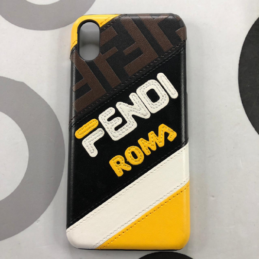 IPHONE XS MAX - YELLOW FENDI ROMA CASE