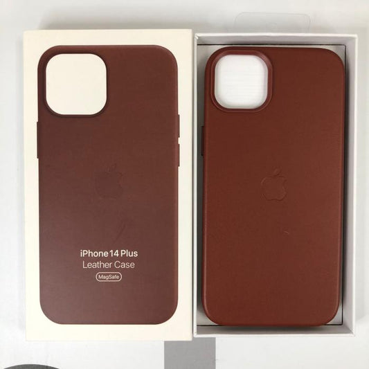 IPHONE 14 PLUS - COBERTOR DE CUERO MAGSAFE CAFE