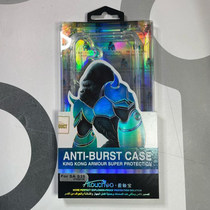 SAMSUNG GALAXY S25 - ANTIBURST CASE TRANSPARENTE