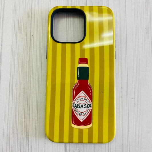 IPHONE 14 PRO MAX - CHILE TABASCO FONDO AMARILLO