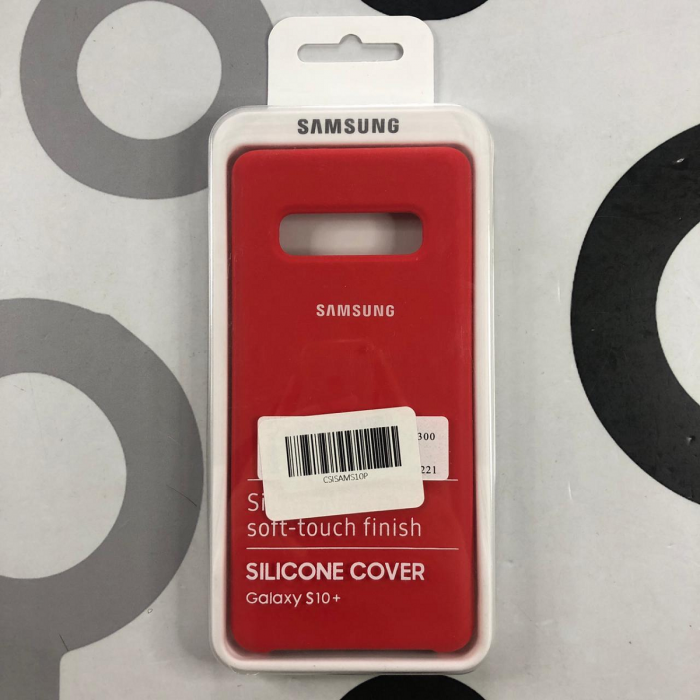 SAMSUNG GALAXY S10 PLUS - SILICON CASE ROJO