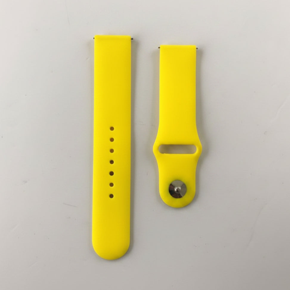 BANDA SILICON 22MM - AMARILLO