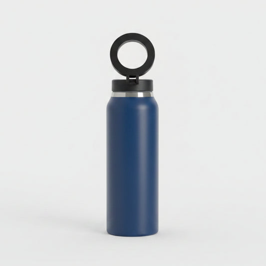 BOTELLA CON SOPORTE PHONE MAGSAFE BLUE