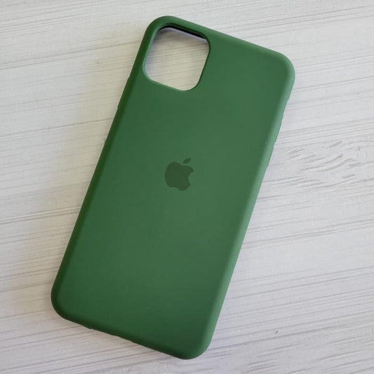 IPHONE 11 PRO MAX - SILICON CASE VERDE OLIVO