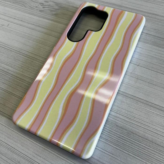 SAMSUNG GALAXY S25 ULTRA - YELLOW, PINK STRIPES